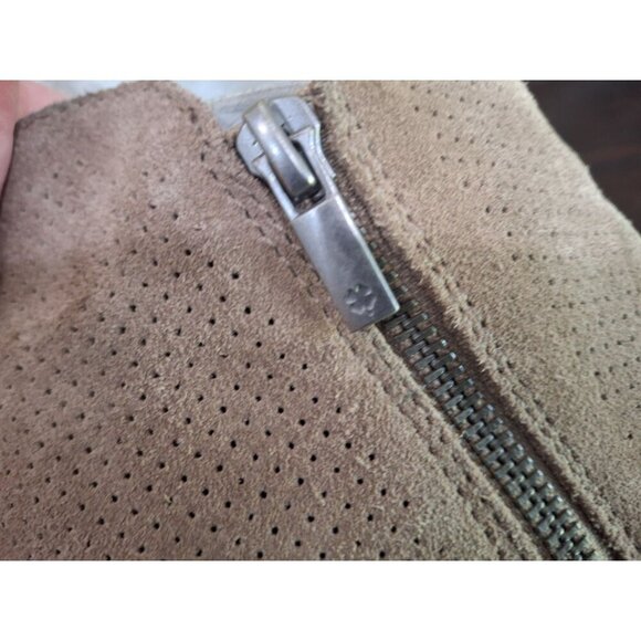 EUC Lucky Brand	Bayley 2 Perforated Beige Suede BootSz. 8.5M - Picture 9 of 12
